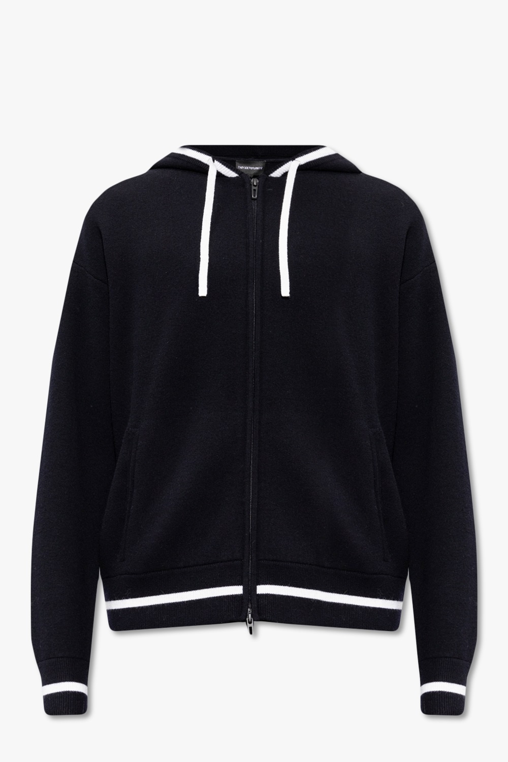 SchaferandweinerShops TW - Black Hooded cardigan Emporio